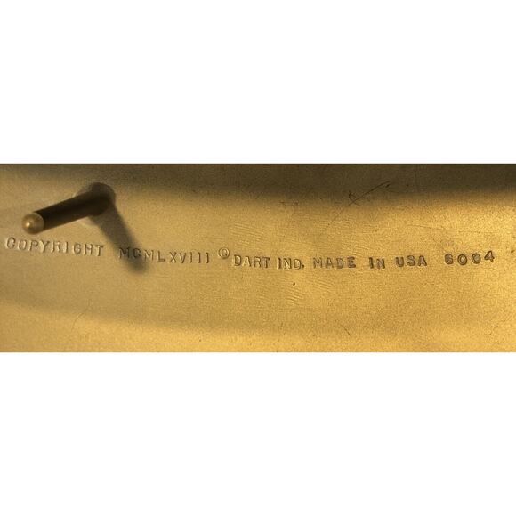 Vintage~Dart Industries~GOLD Ornate~WALL POCKET/PLANTER 14.5” X 7” #6004 - Picture 4 of 4